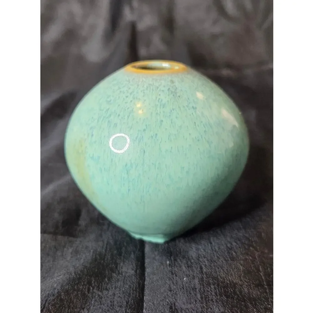 Blue Ceramic Bud Vase